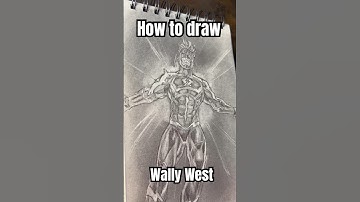 How to draw Wally West (Simple doodle) | #trending #art