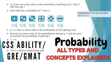 CSS Ability Lec-8 Probability/All types and concepts explained! CSS exam Pakistan/CSS prep/GMAT/ GRE