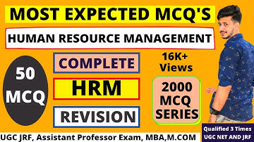 Human Resource Management MCQ For Nta Ugc Net ||Commerce and Management | UPHESC | RPSC EAFM |Akash