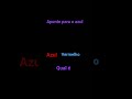 qual é o azul?