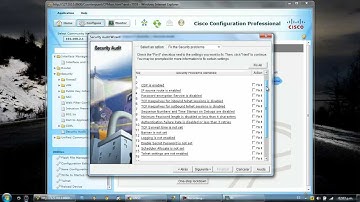 Using CCP One-Step Lockdown and Security Audit