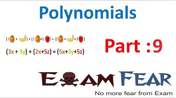 Maths Polynomials part 9 (Remainder theorem) CBSE class 9 Mathematics IX