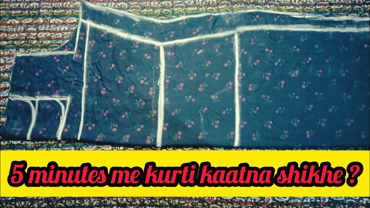 kurti ki cutting kaise karte hain kurti ki cutting and stitching 5
