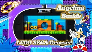 Building the LEGO Sega Genesis Controller! Sonic the Hedgehog Edition | Angelina Builds