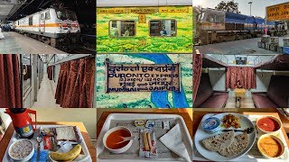 Mumbai (maharashtra) to jaipur (rajasthan) : full train journey first
class ac 12239 central - duronto express locomotive change from
elect...