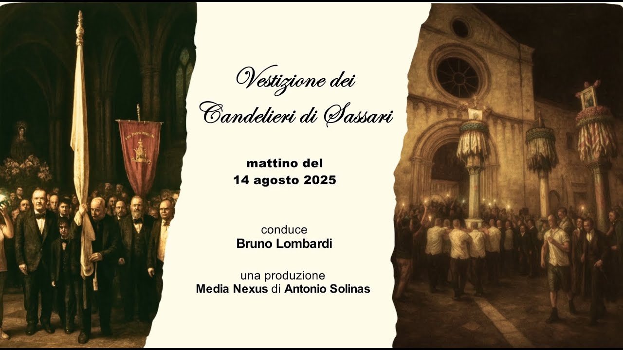 VESTIZIONE dei CANDELIERI di SASSARI - mattino del 14 Agosto 2025