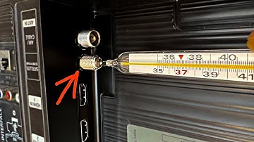 Kwikthermometer opent alle tv-kanalen || Signaalversterker