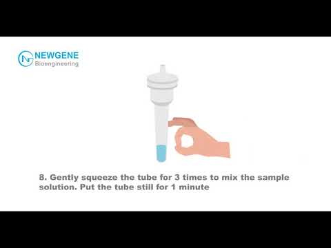 COVID 19 Antigen Detection Kit Testing ProcedureNasal Swab Samples - video from Viata