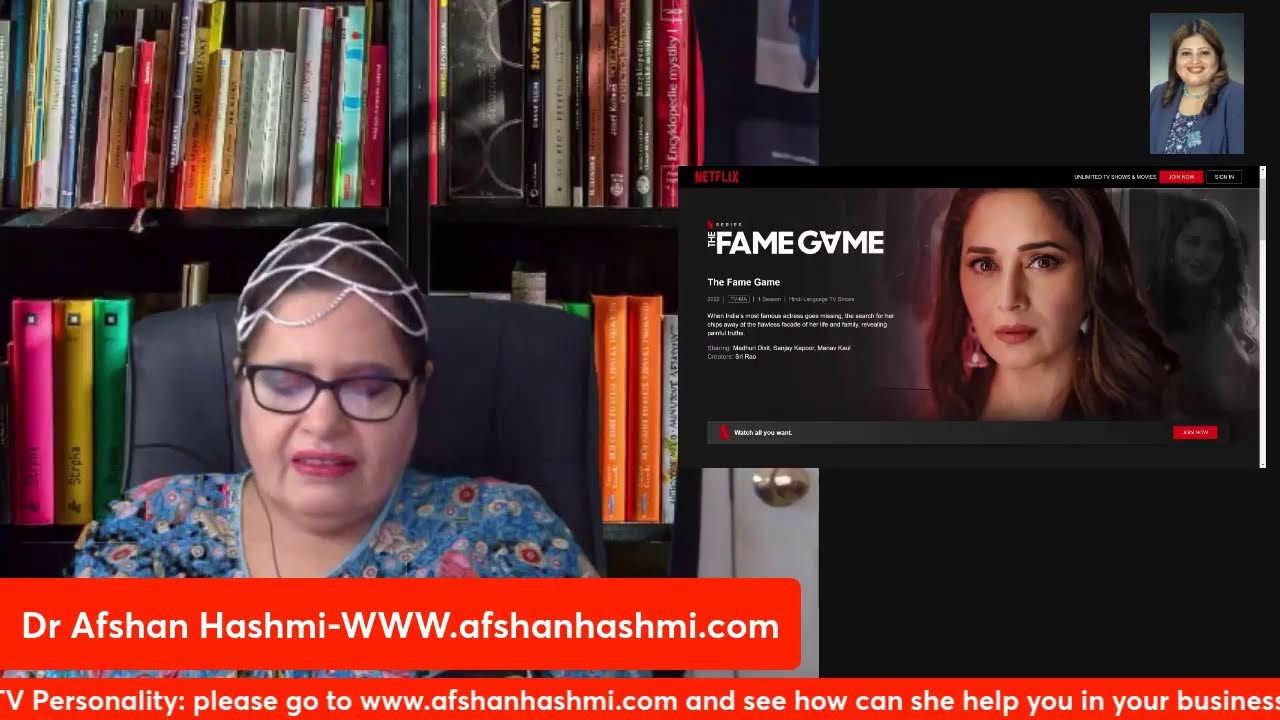 Review of Netflix series The Fame Game by Dr Afshan Hashmi