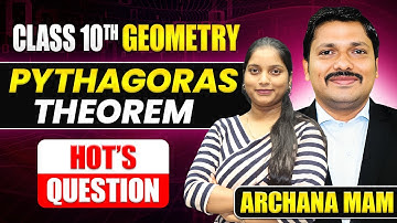 Pythagoras Theorem HOTS Questions by Archana Mam | Geometry | Class 10 SSC Maharashtra | Dinesh Sir