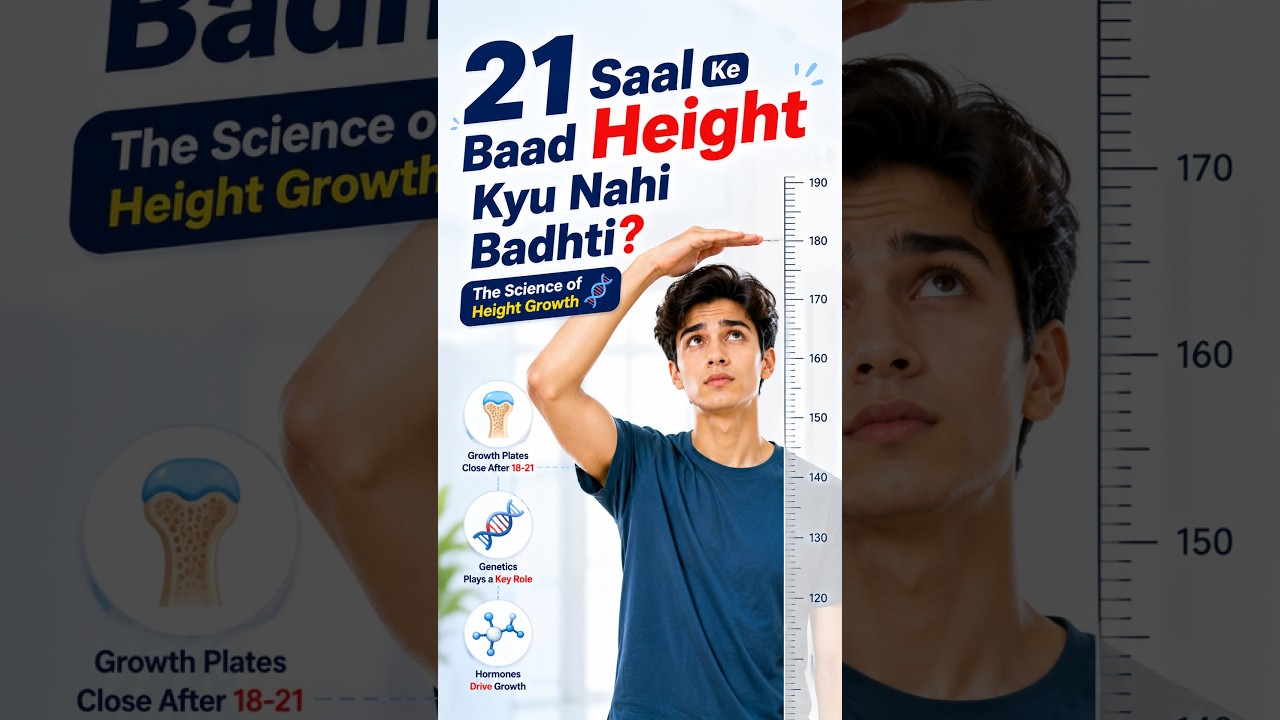 21 Saal Ke Baad Height Kyu Nahi Badhti? | The Science of Height Growth