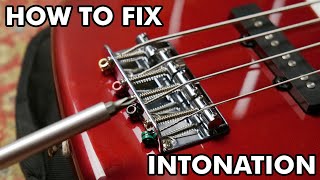 How To Fix Bass Guitar Intonation | Simple Fix screenshot 5