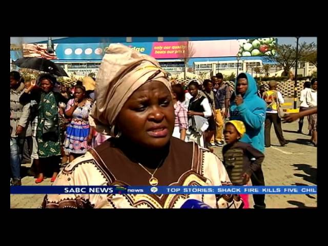 Women in Soweto march against abuse