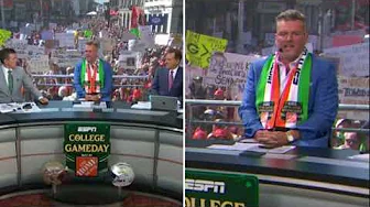 ESPN College Gameday: Pat McAfee pounds beers as crew starts season in Ireland thumbnail