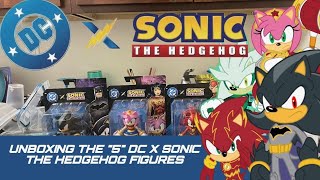 B.U.O | Unboxing the "5" DC X Sonic the hedgehog figures from Jakks Pacific!