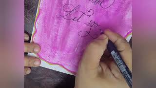 calligraphy calligraphymasters calligraphyart barbie barbiegirl youtubeshorts youtube cursiv