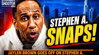 Stephen A Smith DESTROYS Jaylen Brown After “F*CK HIM” Comments 😳 Celtics Fans GO CRAZY