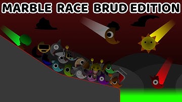 Incredibox Sprunki Brud Edition Marble Race In Algodoo — Who Will Win?