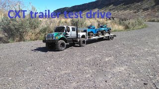 CXT trailer shake down