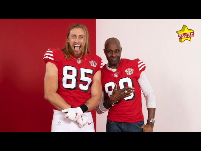 49ers legend Jerry Rice looks ready to take the field again as he dons throwback  jersey 