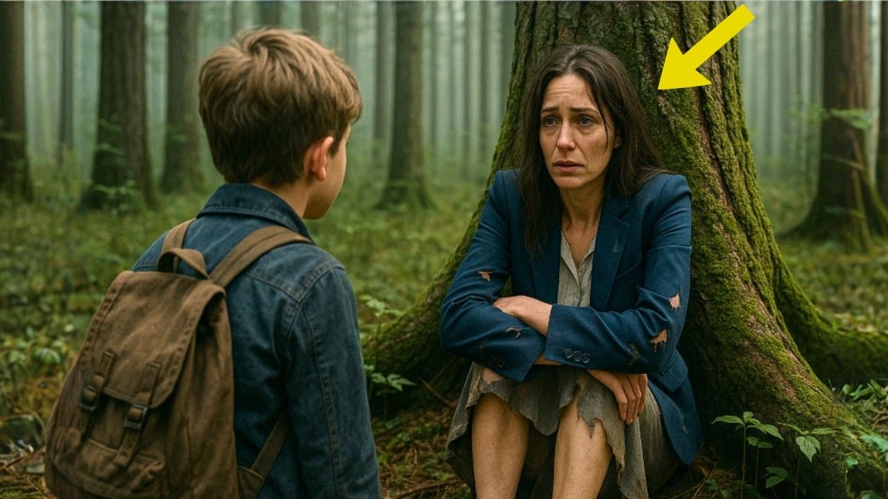 В глухом лесу мальчик нашел потерявшуюся женщину… НО НЕ ЗНАЛ, что она на самом деле прячется.