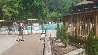 Cherokee  KOA pool and