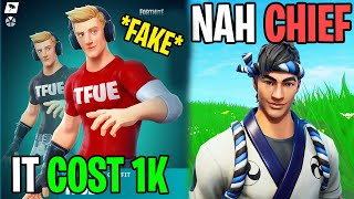 Scammer Tried Selling Me A Fake Tfue Skin... (Fortnite)