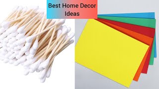 Earbuds And Foam Sheets Craft Ideas | Amazing Reusing ideas | DIY Wall decor / hanging @ home