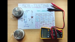 Silicon Controlled Rectifier (SCR) - Disc Type - Testing / Checking screenshot 5