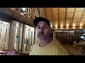 Finishing up the last little bit of framing on the LOG CABIN.