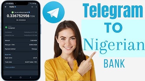 How To Withdraw From Telegram Wallet To Bank Account In Nigeria | Telegram Wallet Withdraw