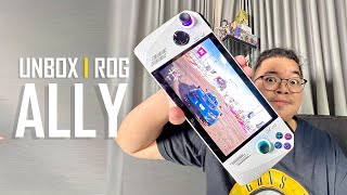 แกะกล่อง ROG ALLY คอมเกมมิ่งพกพาสุดล้ำ เล่นลื่นทุกเกม ศูนย์ไทยแค่ 20,000 กลางๆ