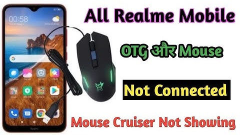 OTG mouse problem solve in realme mobile//otg not working problem solve OTG mouse not  connected