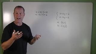 Determining Whether Ordered Pairs are Solutions of a System