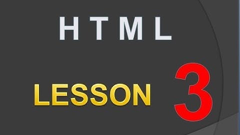 TTP | HTML | LE 03-Body tag and its attributes : how to set background image & color ,font color etc