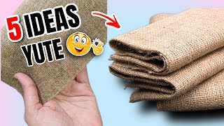 5 Jute Sewing Projects | 5 amazing ideas with jute