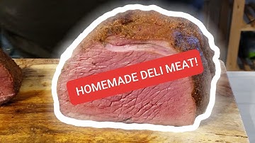 Smoked Rump Roast - Weber Smokey Mountain (HOME MADE DELI MEAT)