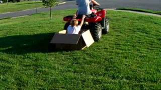 redneck land skiing wipeout