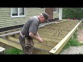 DIY Deck Part 9 - Fastening Deck Boards