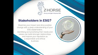 Stakeholders in ESG?