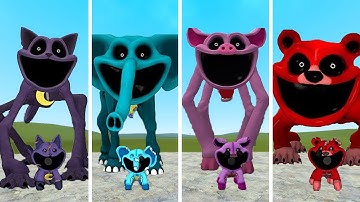 EVOLUTION OF EVERY SMILING CRITTERS GIANT FORM IN POPPY PLAYTIME CHAPTER 3 In Garry