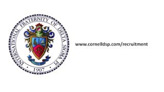 Delta Sigma Pi, Cornell University, Recruitment Spring 2016