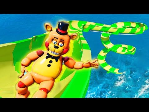 CAN FNAF 7 FREDDY ANIMATRONICS SAVE BONNIE FROM JR BONNIE? GTA 5