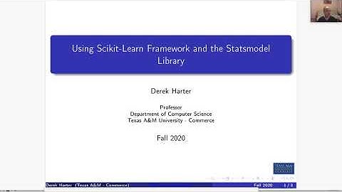 CSci 574 Machine Learning : U03-4  Using Scikit-Learn and the statsmodel Library