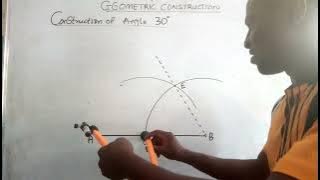 CONSTRUCTION OF ANGLE 30°