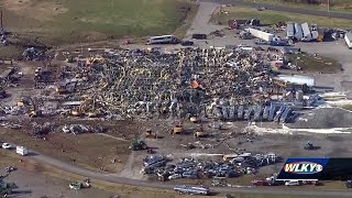 WLKY update on tornado damage in Kentucky screenshot 2