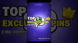 Top 5 Exclusive Pins In BS 🌟 #brawlstars #supercell #gamingshorts #edit #viralvideo