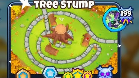 BTD6 tree stump primary only (no monkey knowledge + no hero)