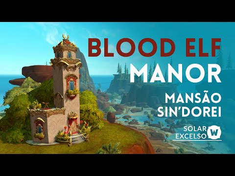 Blood Elf Home — WoW Housing build