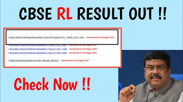 Finally CBSE RL Result Out - 2021 - Class-12th🔥 @EduLogical
